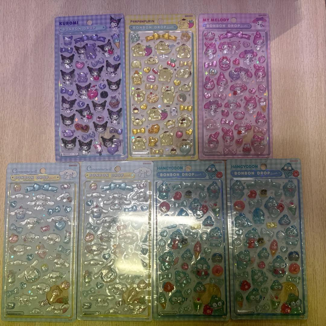 ボンボンドロップシール　20点 サンリオ　2弾　コンプ　スヌーピー　たまごっち