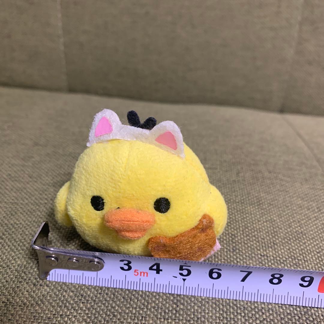 希少品　キイロイトリ　てのりぬいぐるみ　のんびりネコ 2015 サンエックス