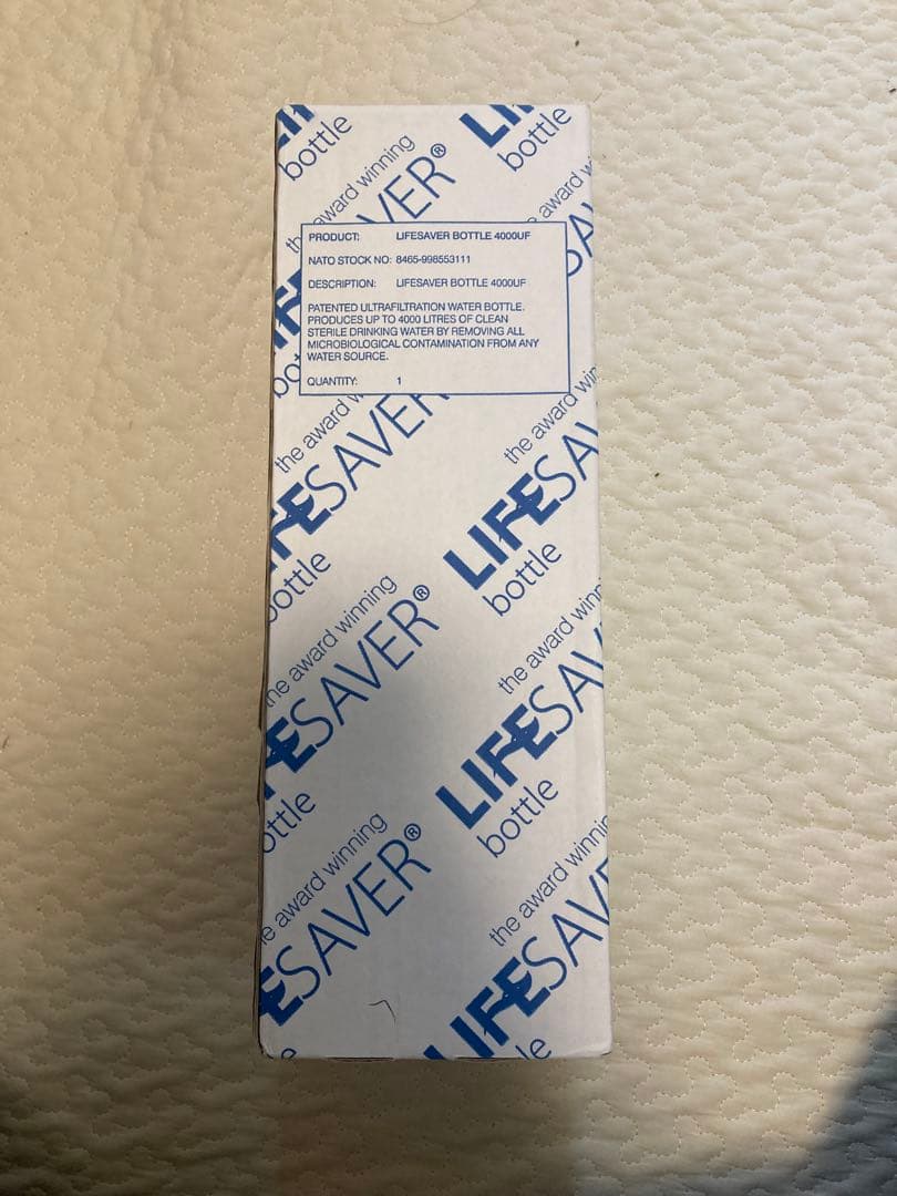 LIFE SAVER 携帯用浄水　ライフセーバーボトル　災害　緊急用　非常用