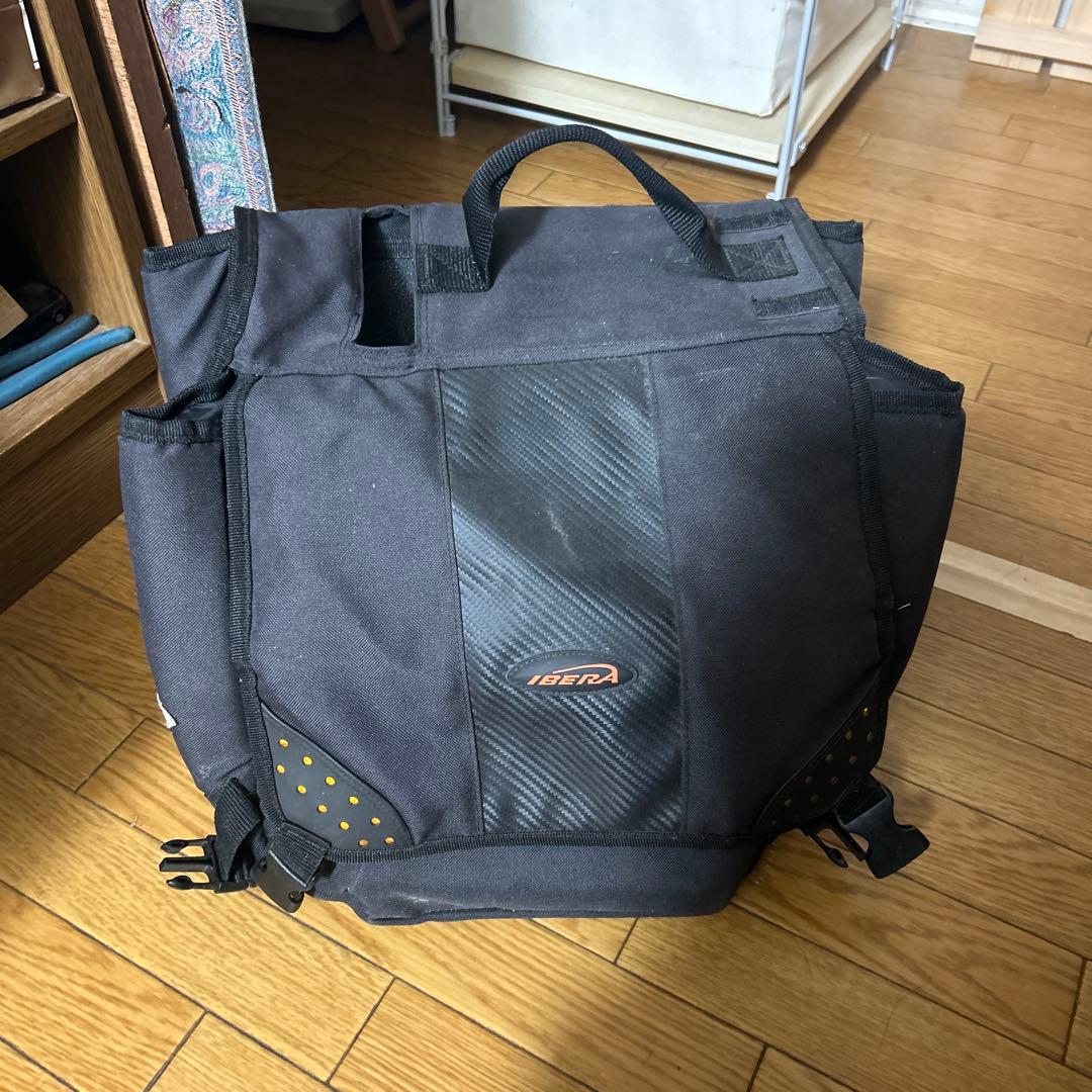 IBERA 自転車用バッグ 黒 大容量
