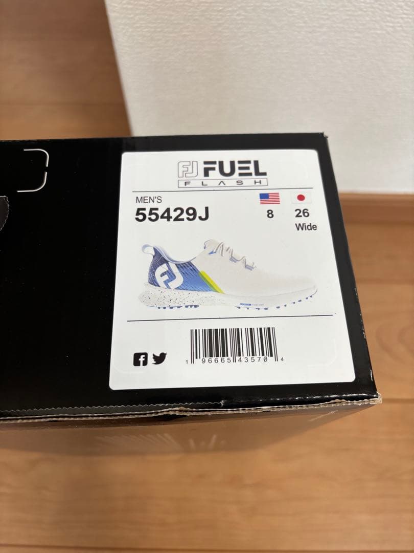 良品★フットジョイ FJ FUEL ゴルフシューズ 55429J 箱付
