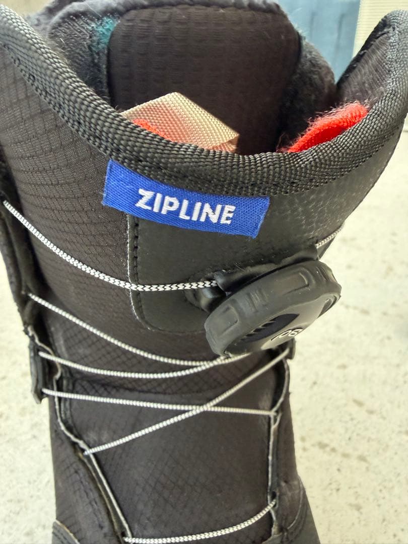 バートンスノーボードブーツ キッズ 24センチ　Zipline BOA 黒