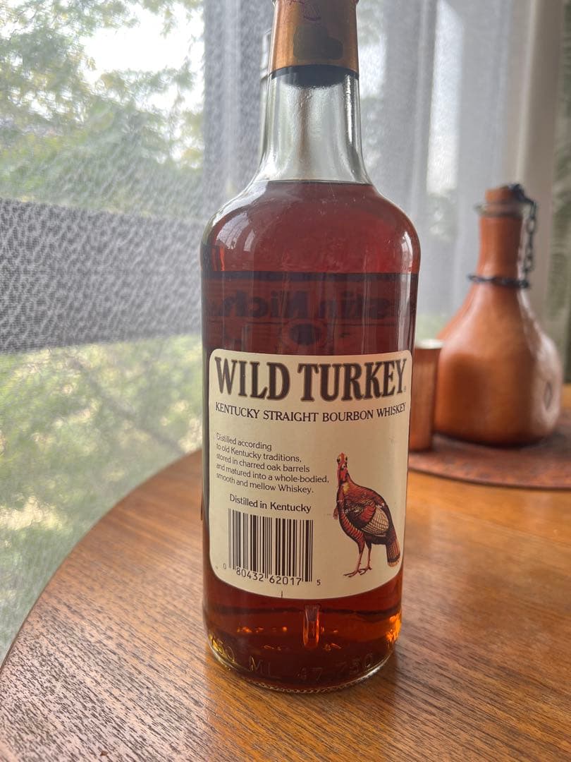 旧ワイルドターキー8年　86.8プルーフWild Turkey 1980s