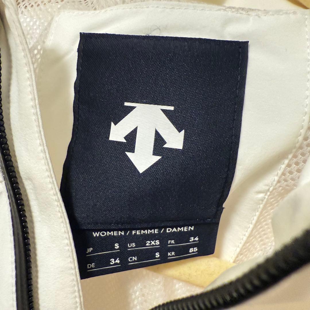 DESCENTE デサントゴルフ　レディース レインコート ホワイト　S