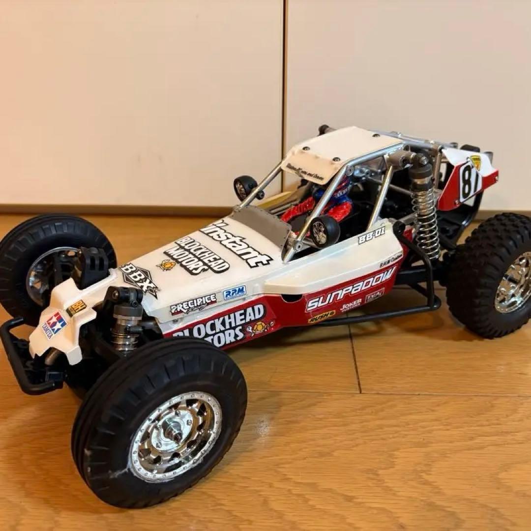 タミヤ 1/10 電動RCカー組立キット BBX（BB-01） 組立済み中古品