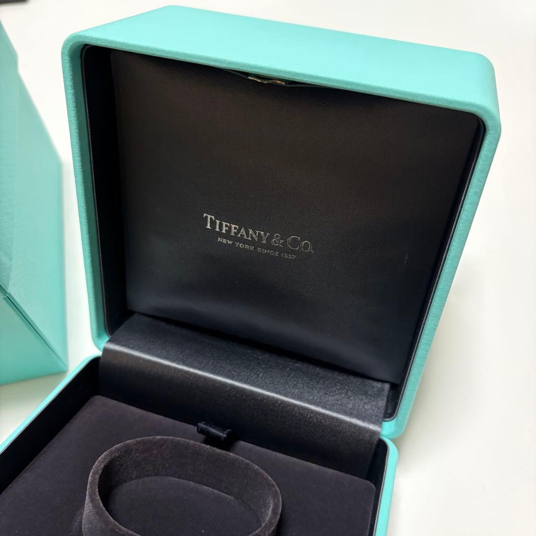 美品　ティファニー　バングルケース　空箱　ブレスレット　腕時計ケース　現行品