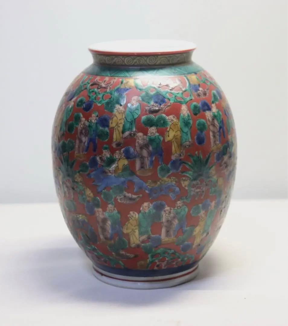 時代　九谷　木米　小壺　茶道具　送料込み0511