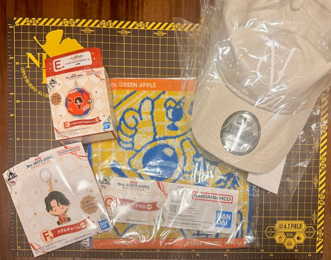 Mrs. GREEN APPLE ベージュ キャップ ニューエラ