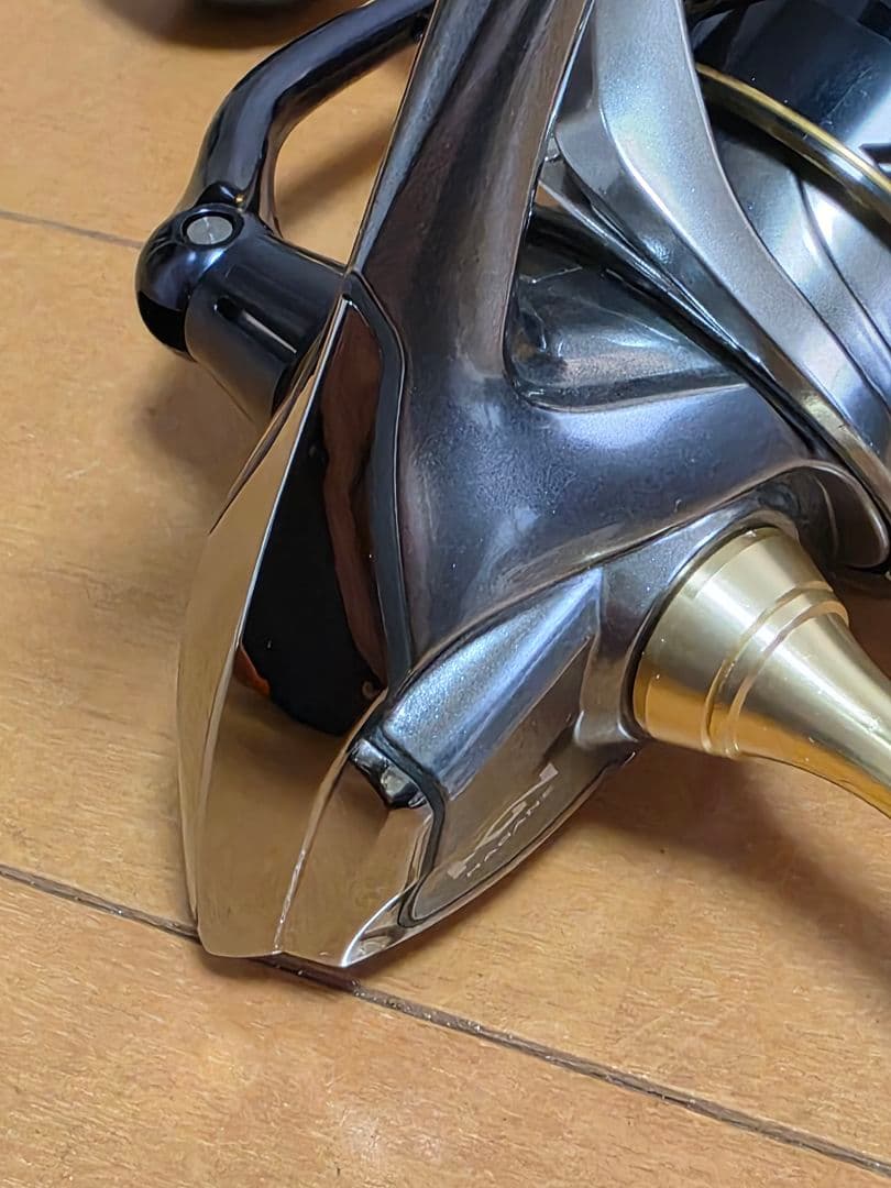 シマノ　16ヴァンキッシュ4000HG　夢屋アルミラウンド型ノブ　リールスタンド