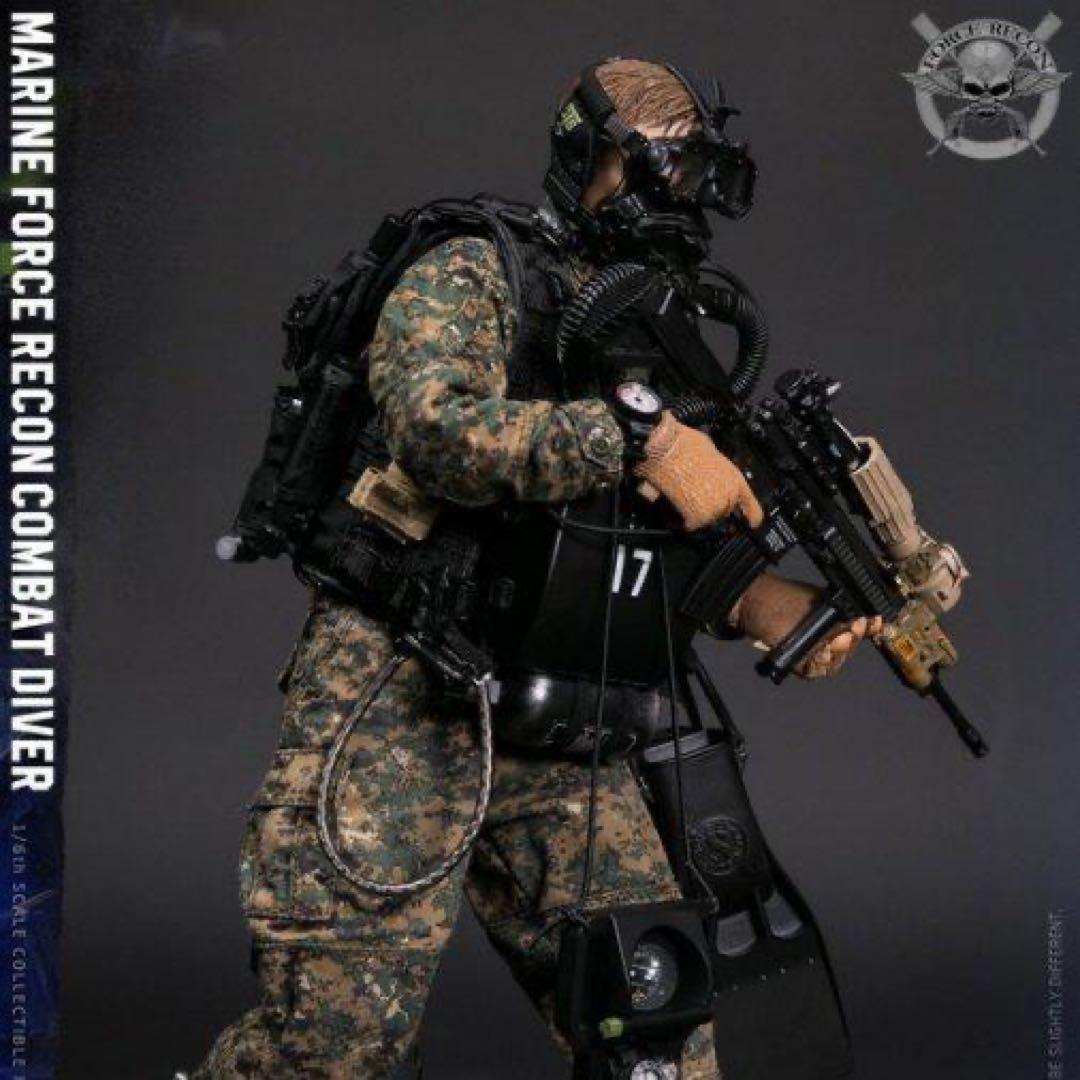 DAMTOYS78055USMCコンバット・ダイバーフォースリコン・ウッドランド