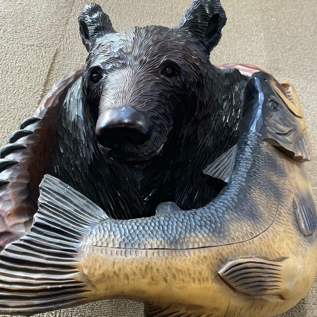 木彫り　熊　ビッグサイズ