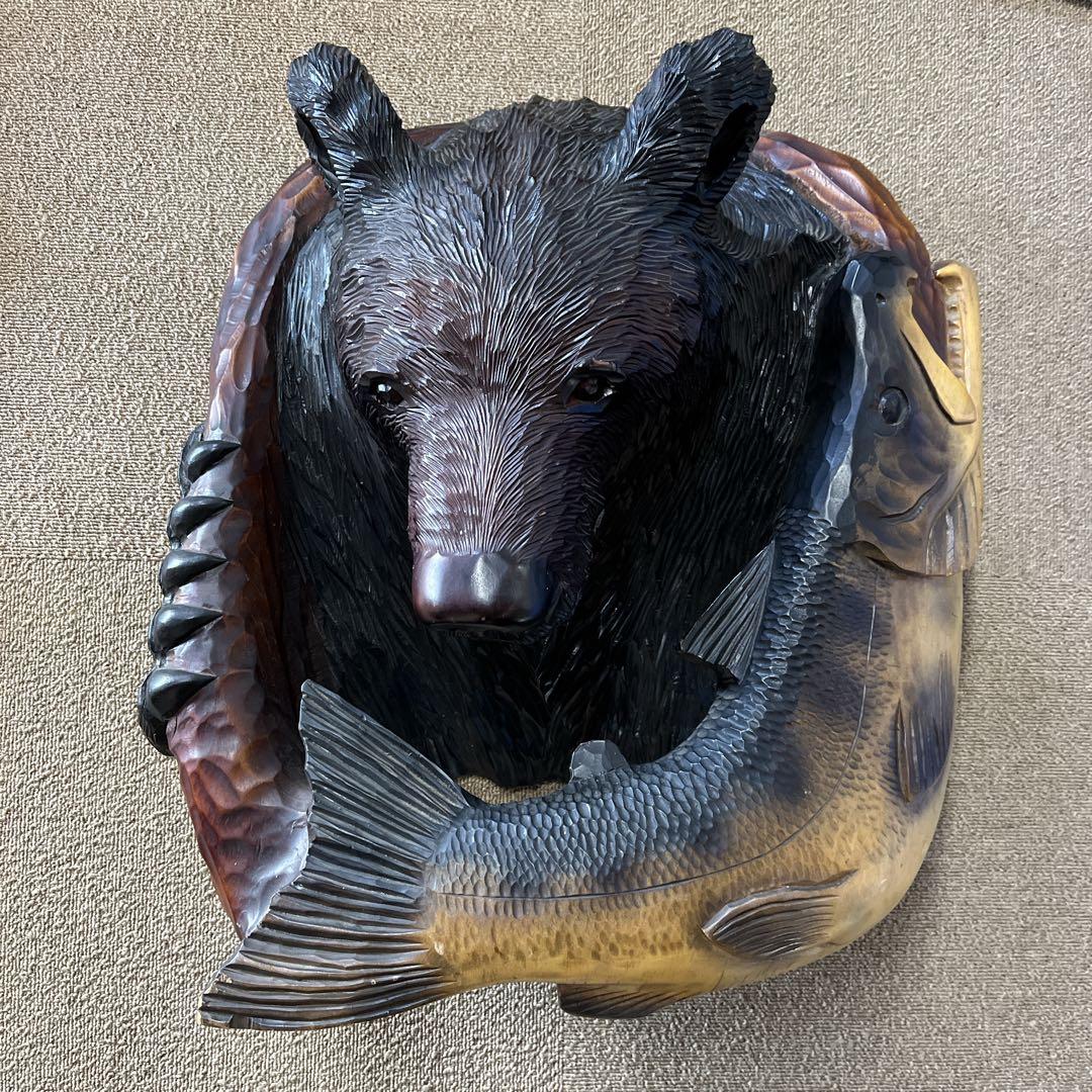 木彫り　熊　ビッグサイズ