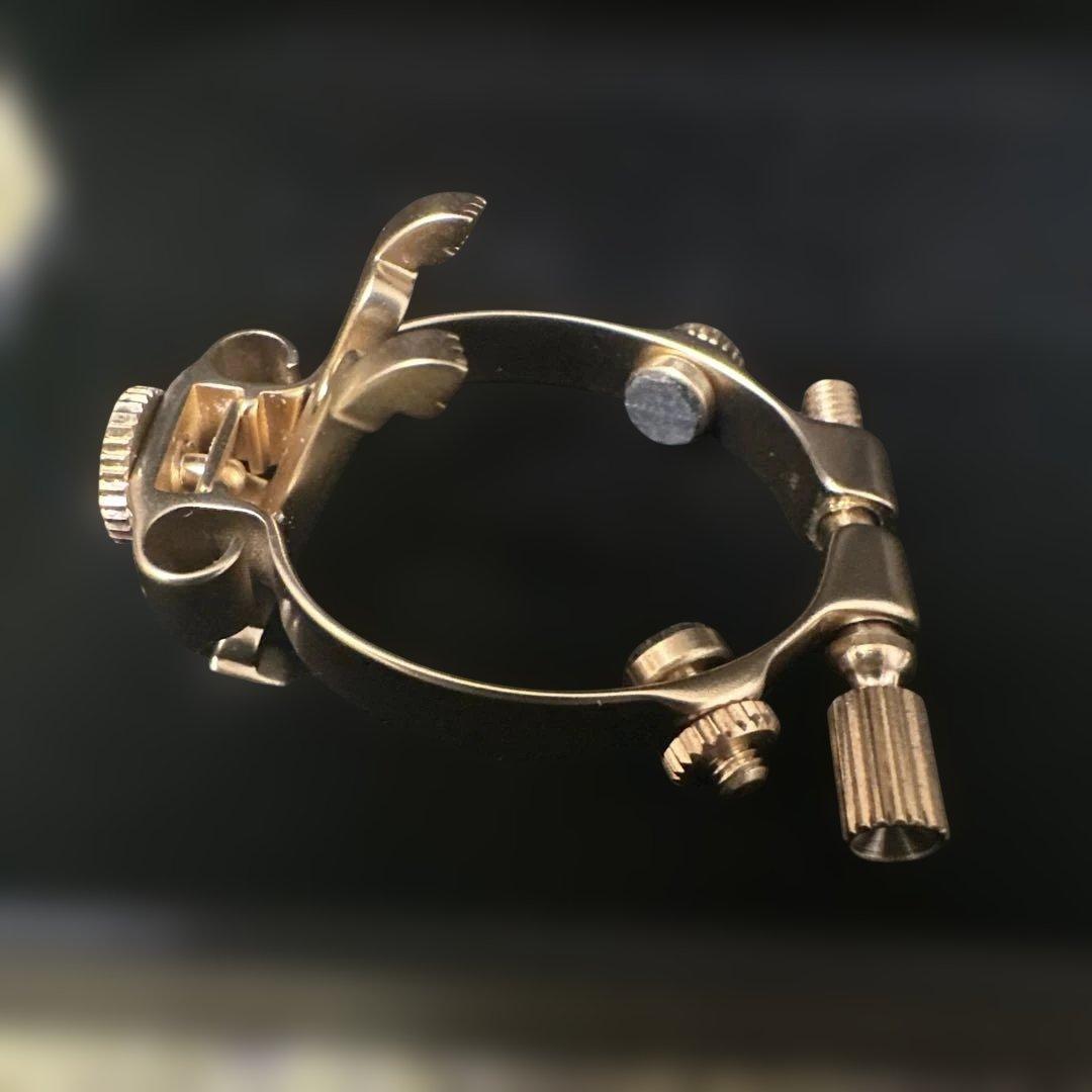 専用JLV Sound アルトサックス リガチャーメタル用艶消し