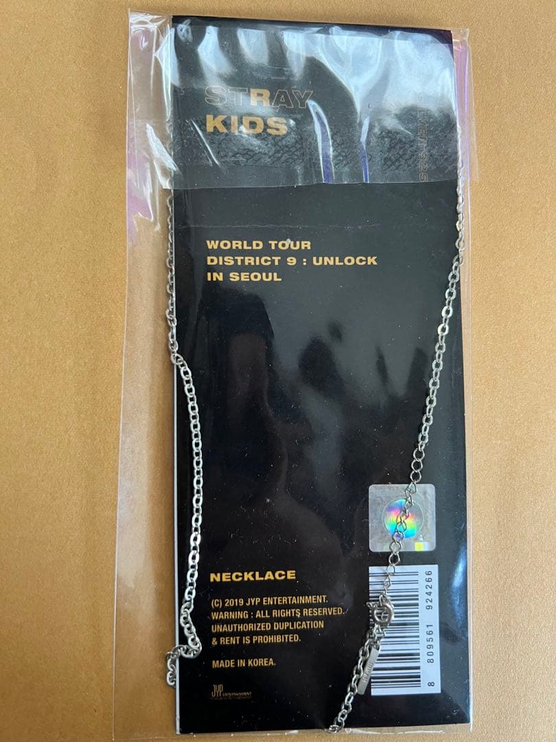 メンバー着用 straykids 公式 ソウルコン ペンダント ネックレス