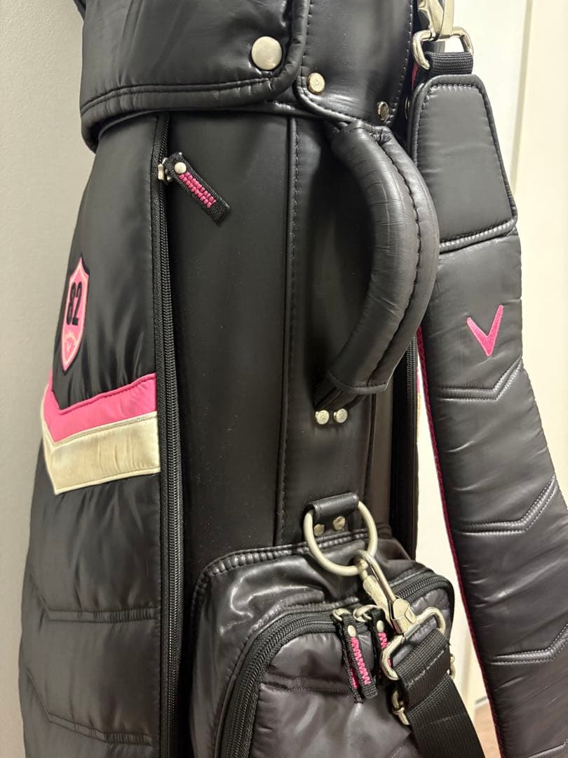 Callaway レディース キャディバッグ ブラック/ピンク/ホワイト