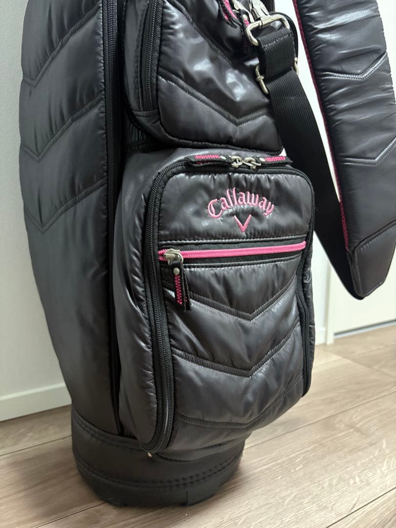 Callaway レディース キャディバッグ ブラック/ピンク/ホワイト