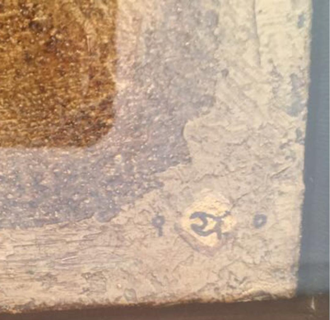 山本　明比克　3号　絵画　『Rの夜』