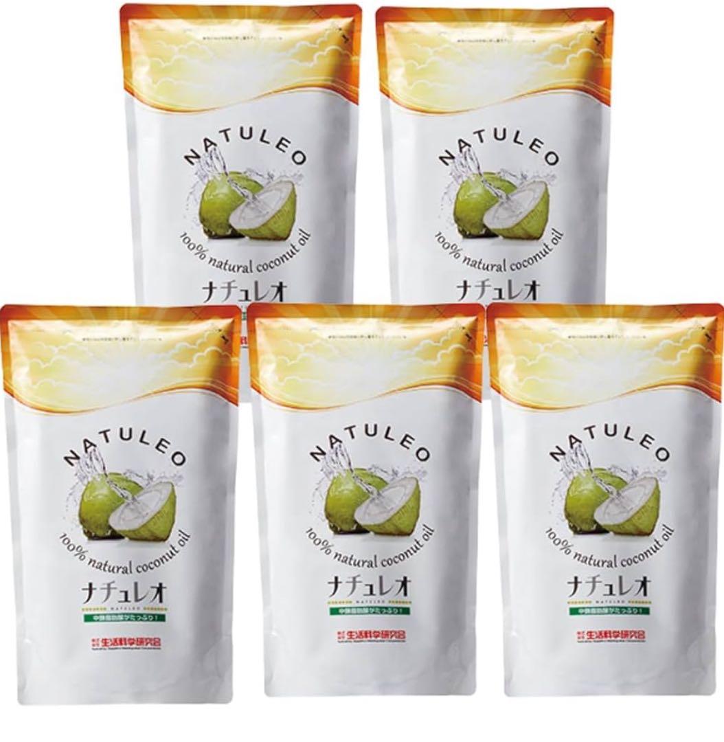 ココナッツオイル１００％ ココヤシの泉 ナチュレオ 912g (5個)