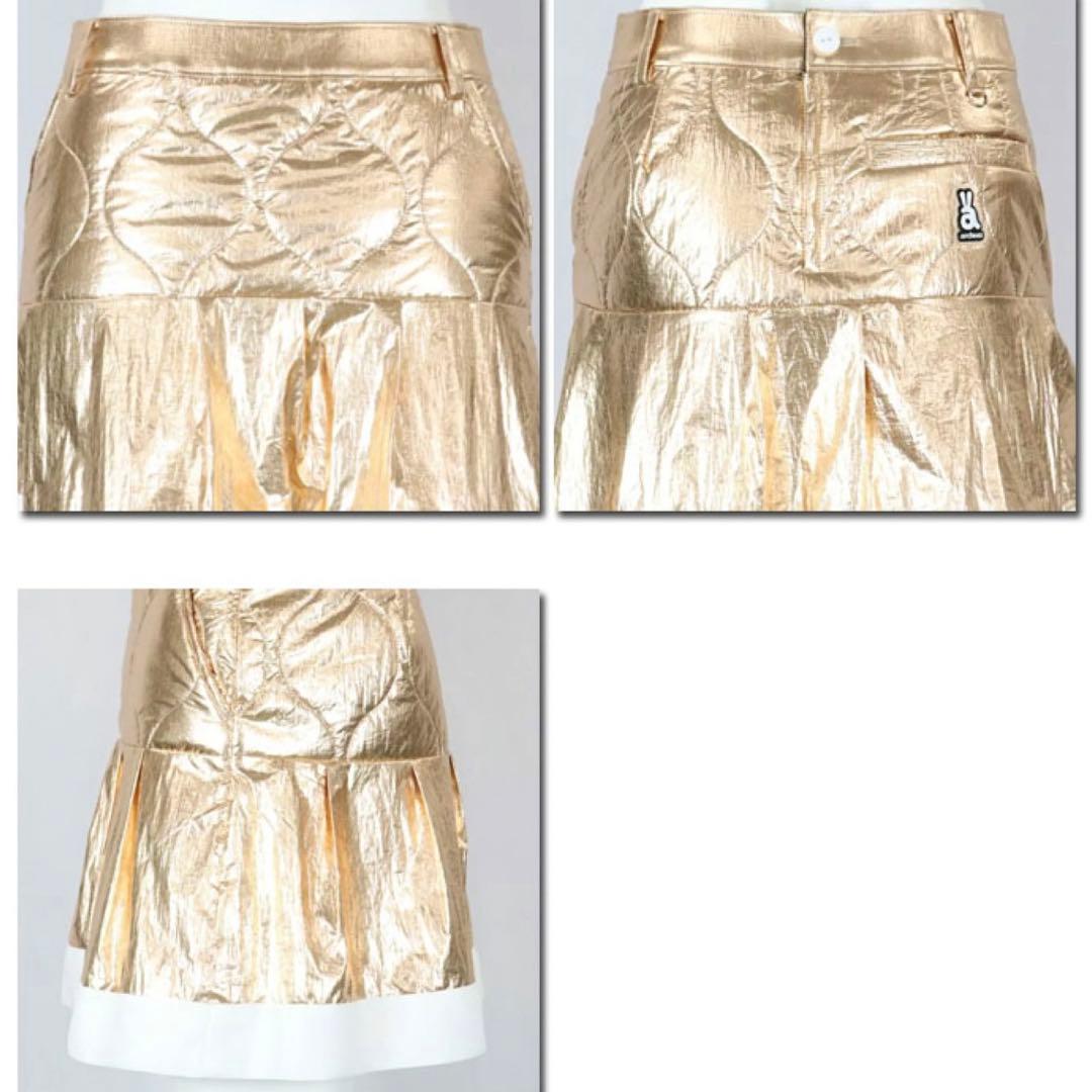 アルチビオarchivioスカート可愛いミニスカート　ゴールド♡