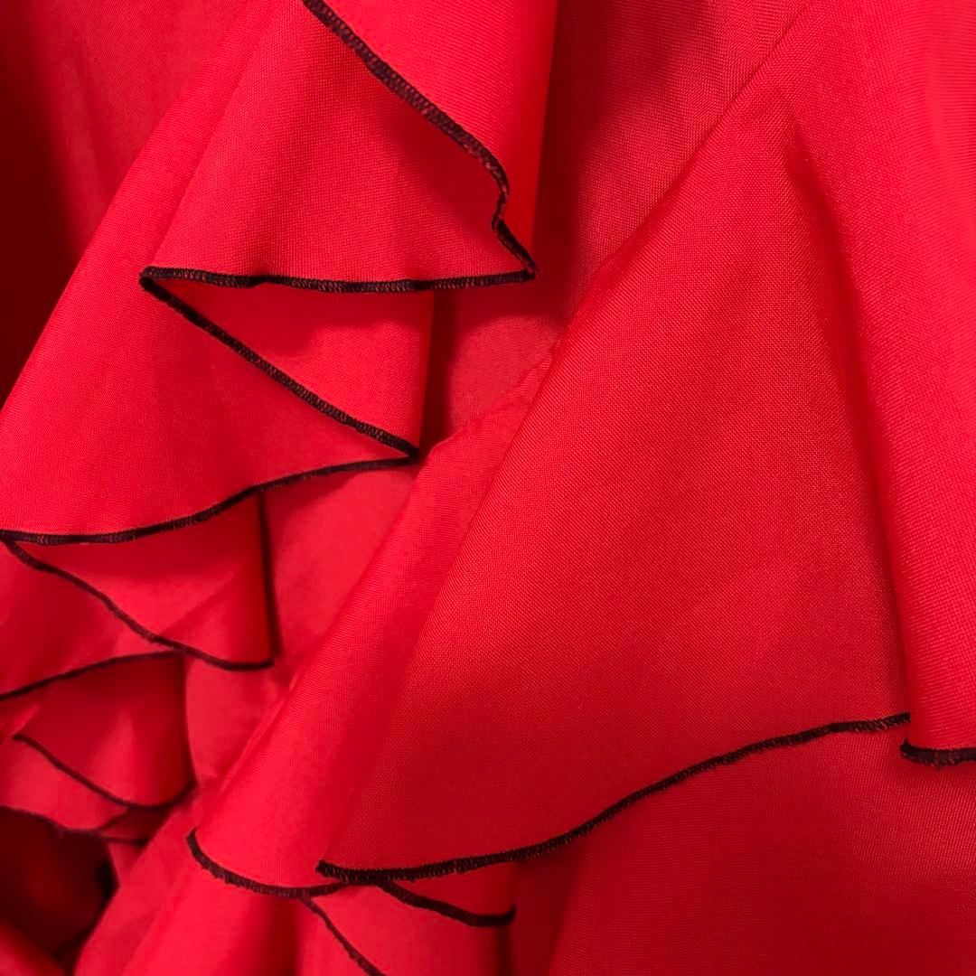 フラメンコバタデコーラ　赤×黒