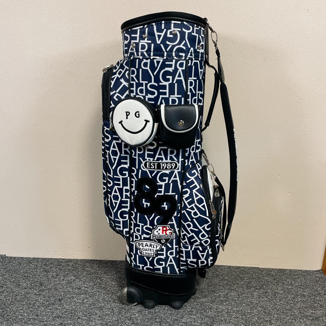 1回のみ使用　希少　美品　完売　パーリーゲイツ　キャスター付　キャディバッグ