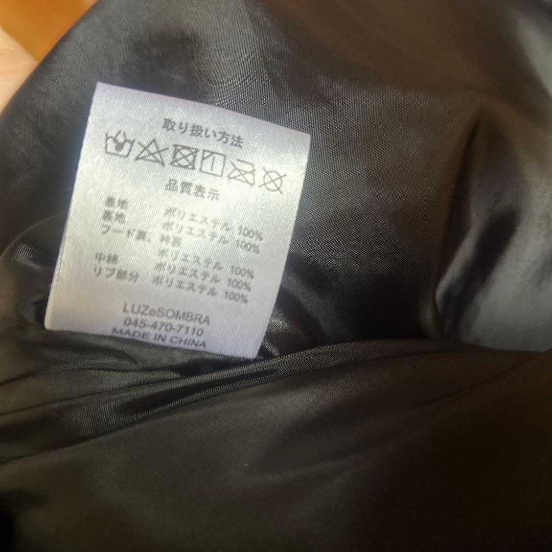 LUZeSOMBRA グレー ダウンベンチコート S