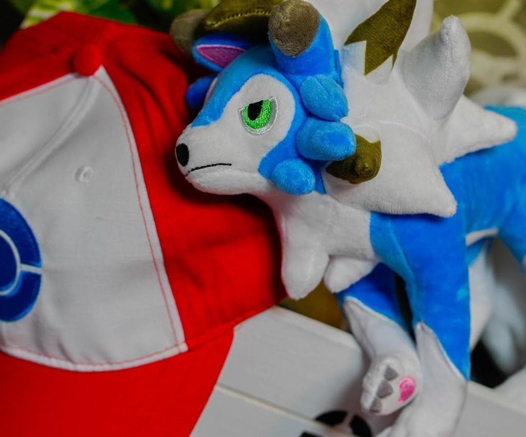 ルガルガン　ぬいぐるみ　色違い　青　たそがれ ブルー33cm　紙袋付【残3限定】