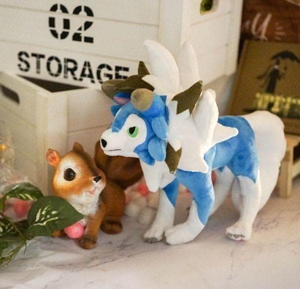 ルガルガン　ぬいぐるみ　色違い　青　たそがれ ブルー33cm　紙袋付【残3限定】