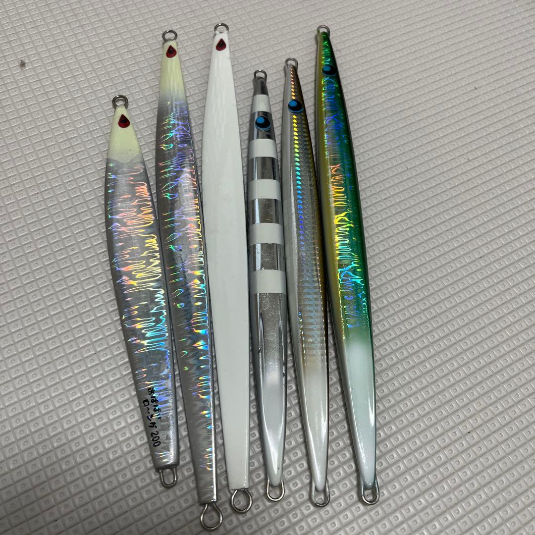 トンジギジグセット6点、ウロコジグ、タナジグ