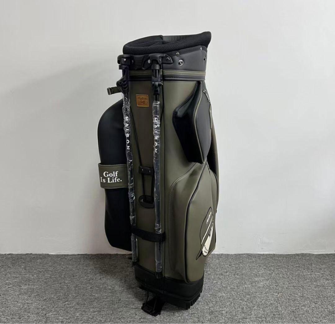 Malbon Golf マルボン ゴルフ キャディバッグ ゴルフバッグ PU