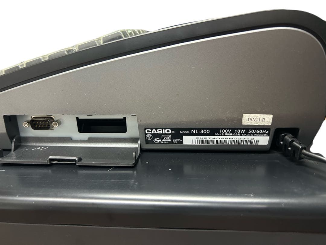 CASIO NL-300 電子レジスター　ブラック
