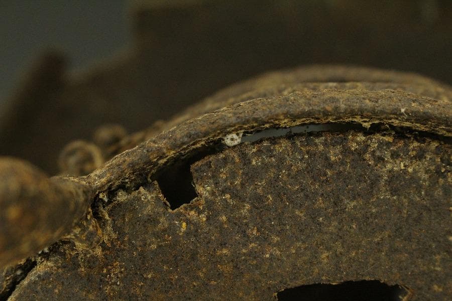 吊り灯籠 時代 詫び寂 鉄灯籠 高28cm 庭道具(LC623)