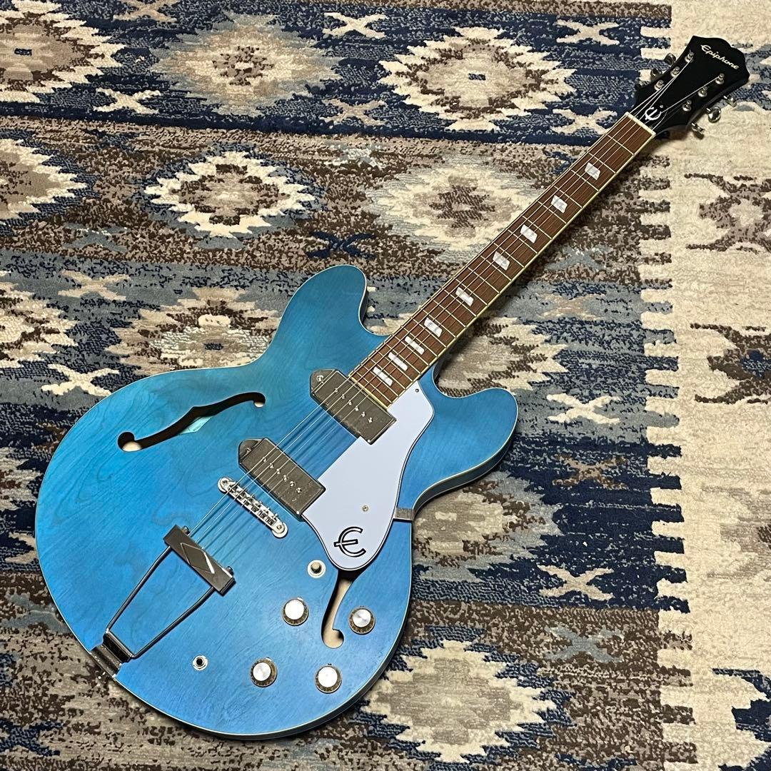 Epiphone Casino Worn Blue Denim エピフォンカジノ