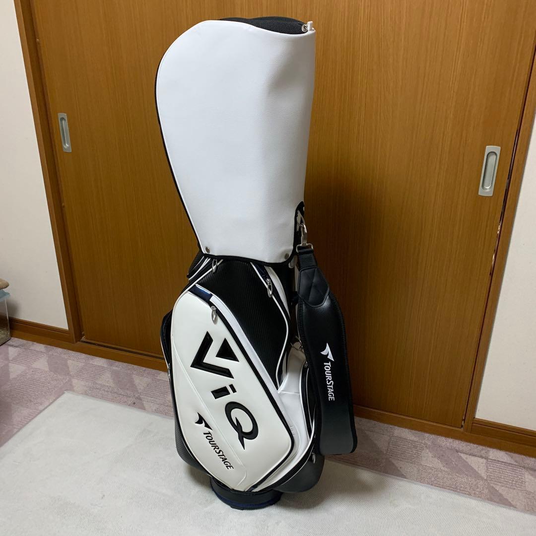 Tourstage ViQ キャディバッグ ホワイト/ブラック