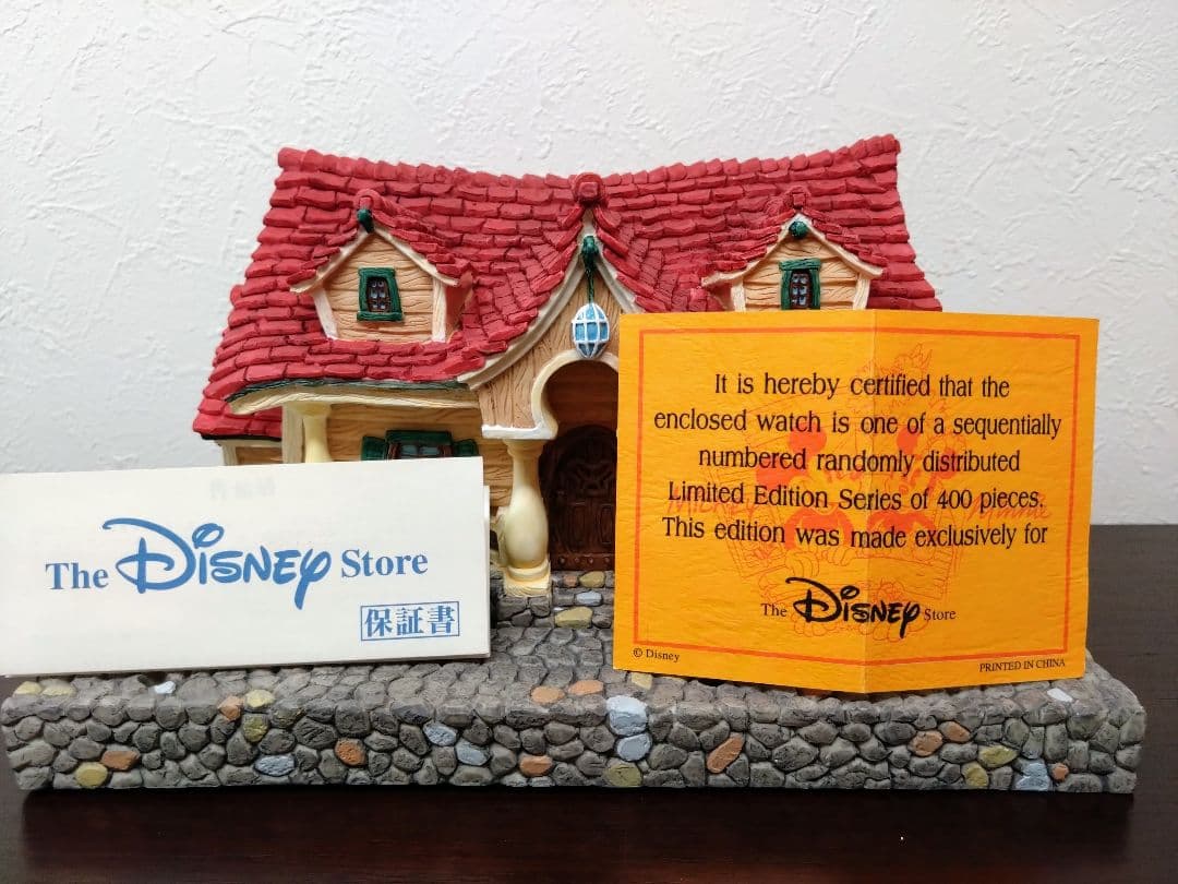 ★ディズニーストア限定400個★ミッキーの家オルゴールフィギュア付きペアウォッチ