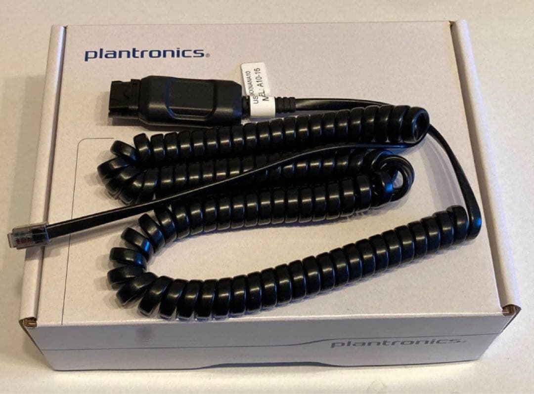 plantronics NEC多機能電話用ヘッドセット接続コード 5個