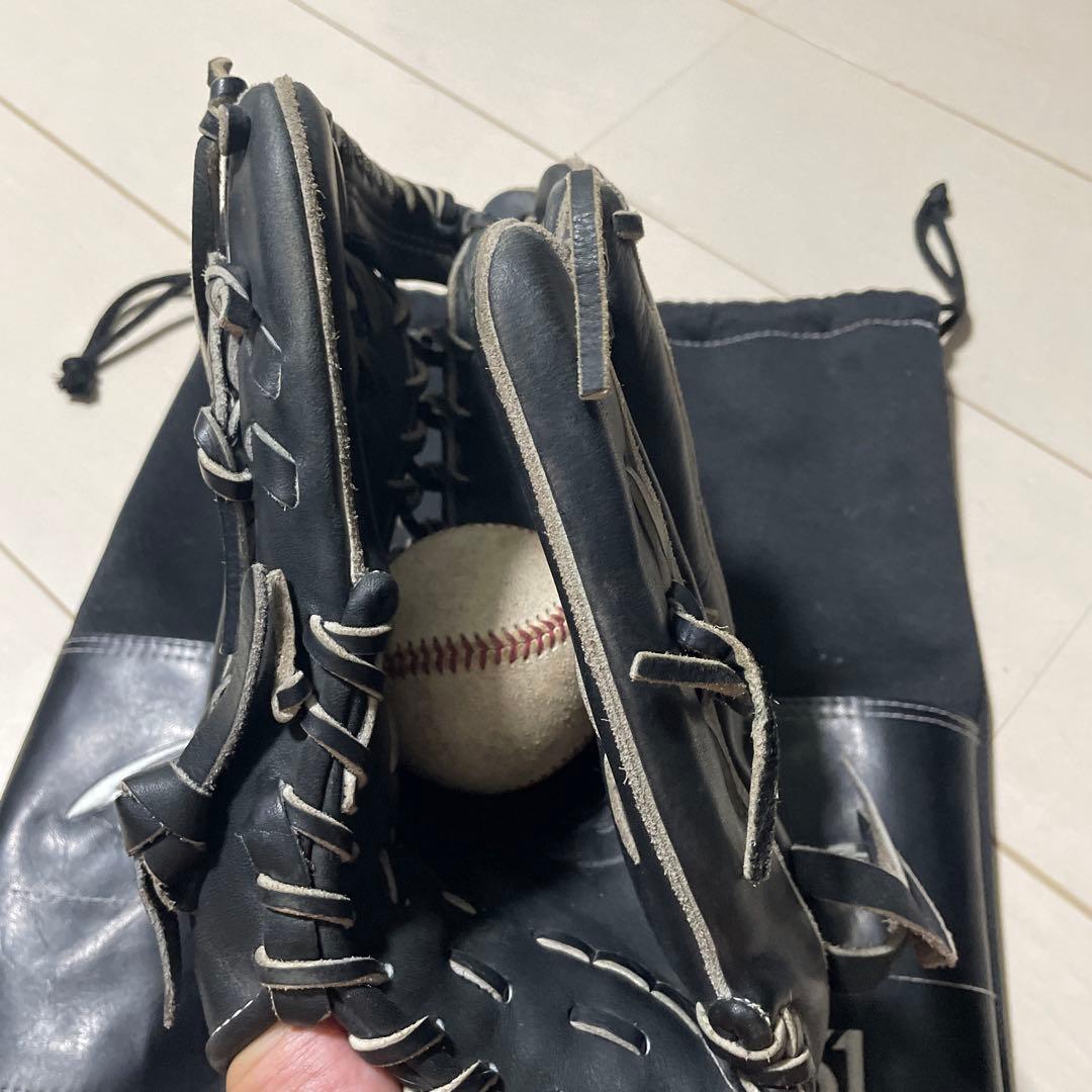 MizunoPro A51 軟式グローブイチローモデル 黒 クリーナー付き