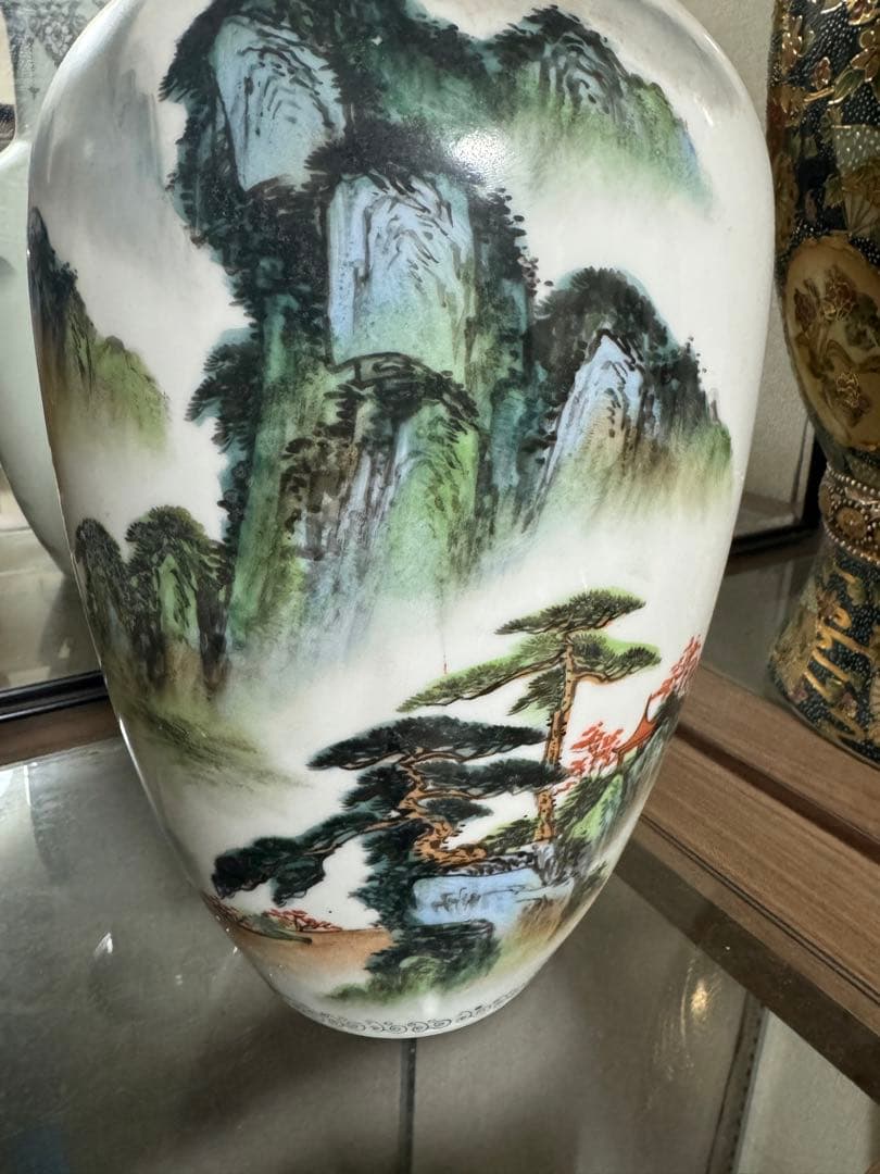 中国景徳鎮/古美術/花瓶/壺/陶器/中国/陶磁器