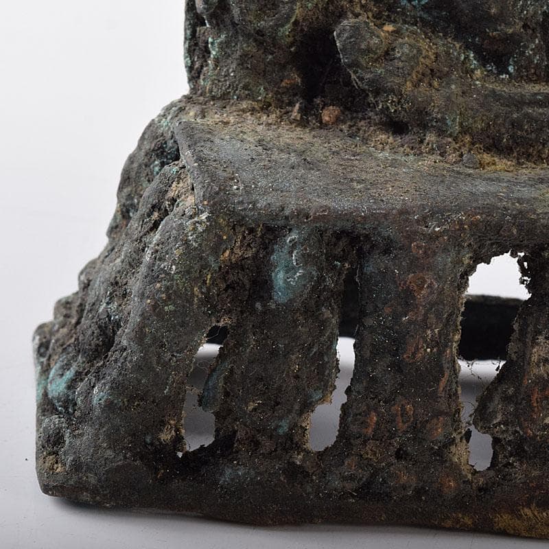 中国　古銅青銅　チベット仏　仏像　置物　　V　R8396