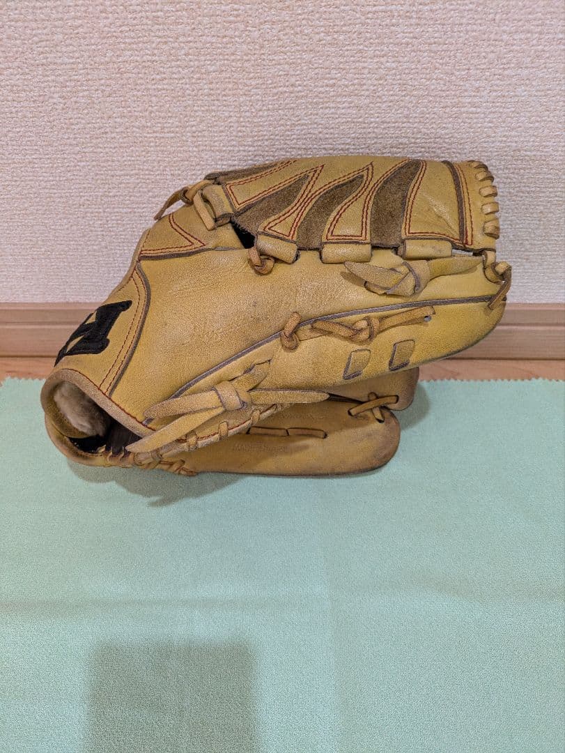 ハイゴールド 硬式グローブ イエロー