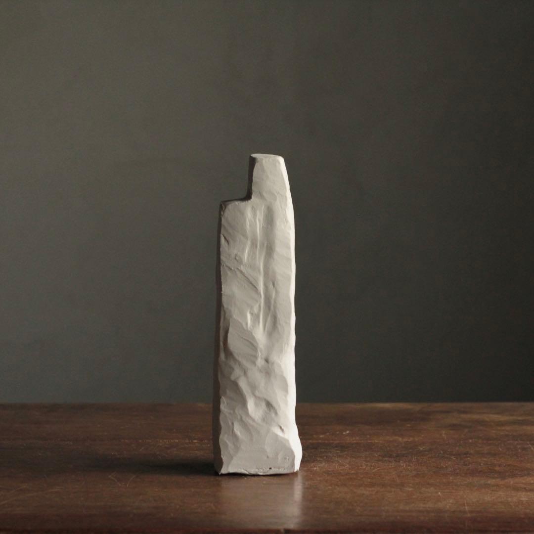 高い塔の家 No.2 石塑粘土 作品 立体sculpture 現代美術