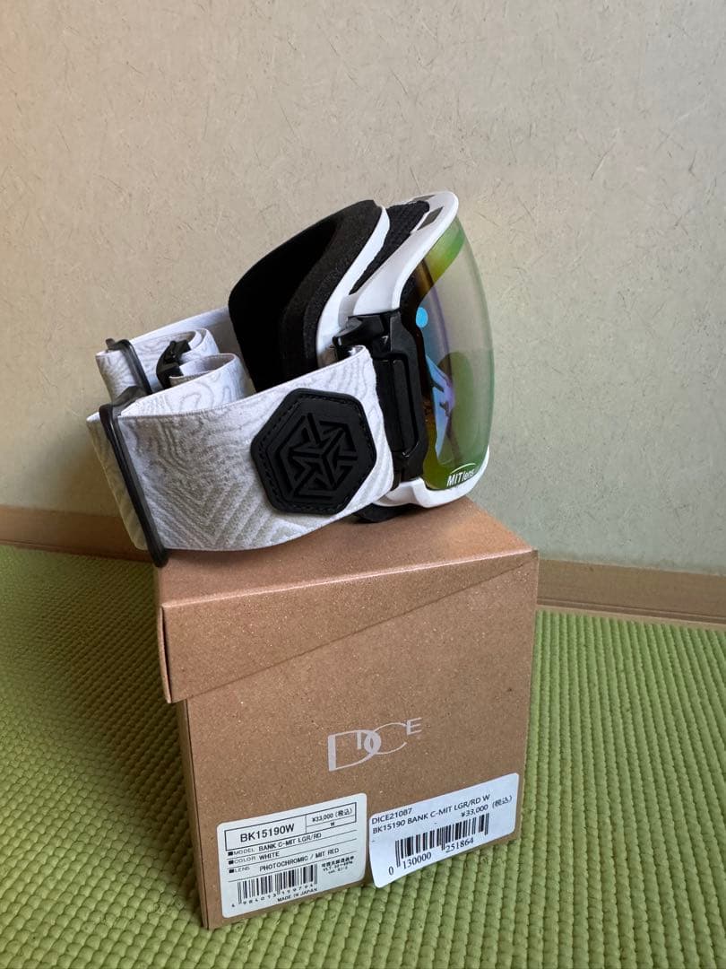ダイス DICE スノーボードゴーグル BANK