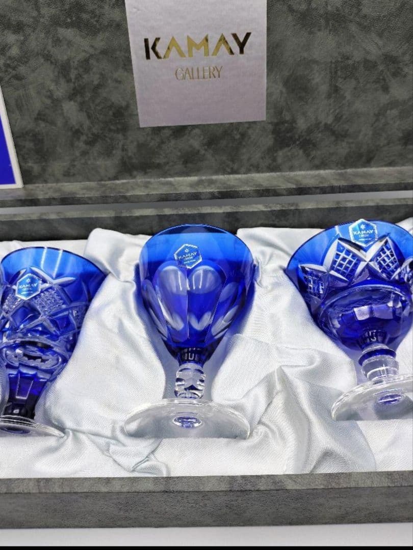 超希少品☆色被切子 グラスセット 最高級カット（切子 江戸切子 薩摩切子）