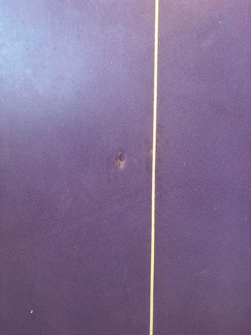 値下げしました！！ デニスパング　6'8 紫色　カバー　リーシュ　フィン付き