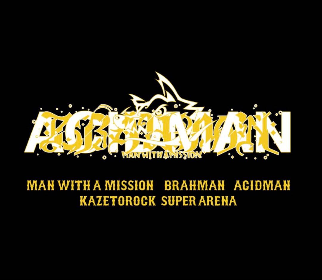 風とロック 2024 スリーマンTシャツ XXL❽マンウィズ※BRAHMAN