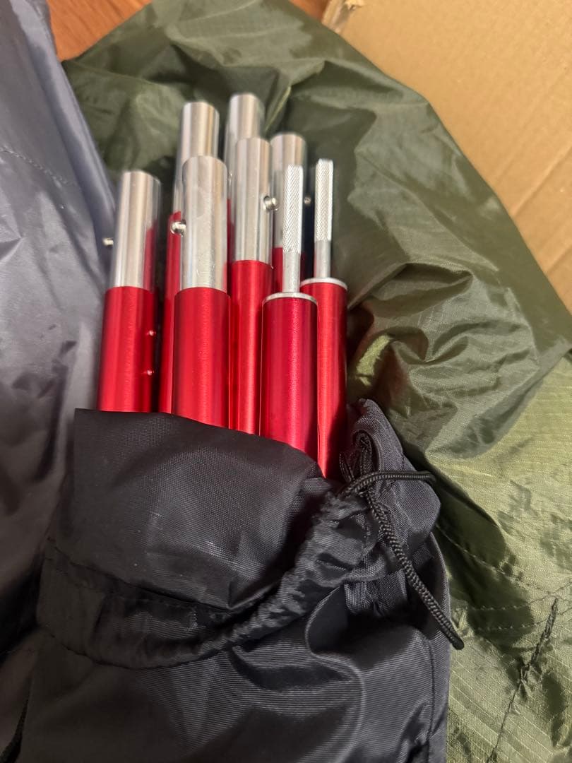 /BUNDOK/BDK-75/テント　タープ、2又ポール、シート、ポールセット