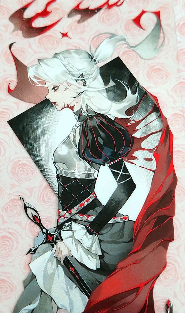 J738＃孤城碎影(烫红金)第九航道切り売り海外人物マステ女の子