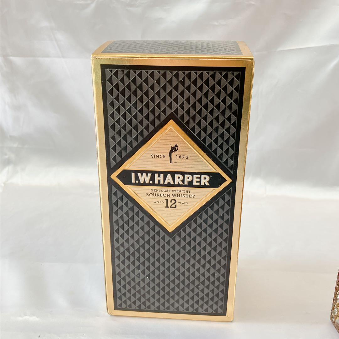 I.W. HARPER 12年 ハーパー バーボンウイスキー 箱付き 未開封