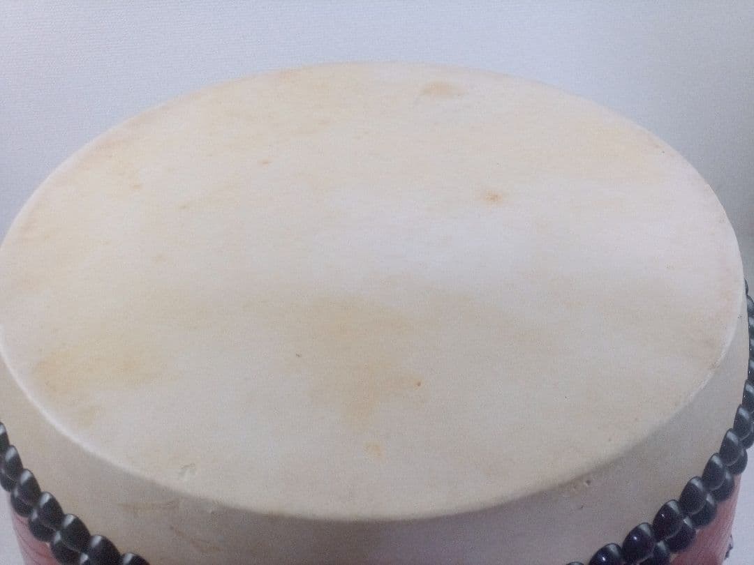 K.G【上鳴保証】和太鼓　欅切り抜き胴　台なし　*AN32