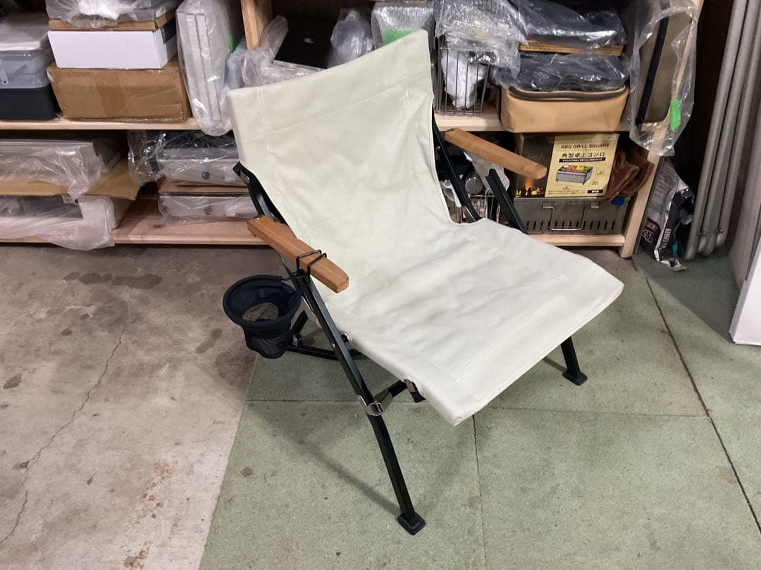 限定品・美品 ローチェアー ショート ＆ カップホルダー スノーピーク